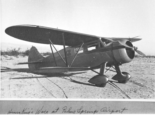 1936 Waco YQC-6 NC16524 HENRY KING.jpg - 1936 Waco YQC-6 NC16524Henry King's Waco at Palm Springs Airport